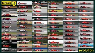 FERRARI F1 EVOLUTION HISTORY  ALL CARS 1947  2024 [upl. by Alyse]