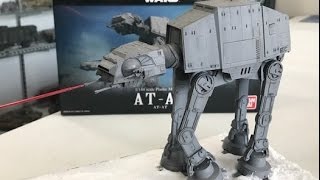 Building the Bandai 1144 ATAT from Star Wars with snow diorama [upl. by Acisseg944]