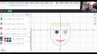 Desmos Art Tutorial [upl. by Acirrehs]