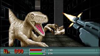 Intruder V03 Jurassic Park retro FPS fan game [upl. by Zephaniah]