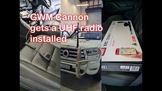 GWM Cannon gets a UHF radio installed [upl. by Latonia]