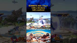 This Joker got ROBBED by Marths BROKEN TECH CHASE  Joker Marth ssbu [upl. by Ahsinel636]