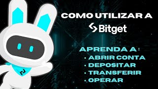 APRENDA A UTILIZAR A BITGET  Como abrir conta depositar comprar e vender [upl. by Graham726]