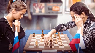 Kosteniuk  Tatiana Kosintseva Blitz Chess 2010 [upl. by Reywas335]