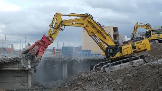 Komatsu PC1250 mit 25t Zange [upl. by Dott]