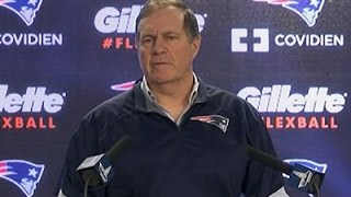 Belichick Shocked at Reports on Footballs [upl. by Eelessej]