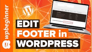 👣 How to Edit the Footer in WordPress Step by Step 📝 [upl. by Petunia]