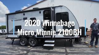 2020 Winnebago Micro Minnie 2100BH at Winnebago Motor Homes in Rockford IL [upl. by Ankeny480]