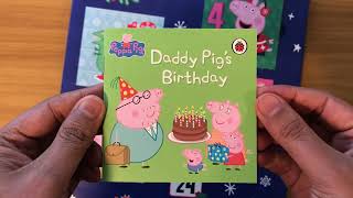 04 Daddy Pig’s Birthday Peppa Pig Christmas Advent Calendar Books  Read Aloud Book for Children [upl. by Yerag996]