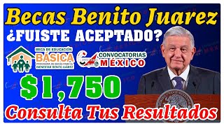 🤑 FELICIDADES 🎉 Becarios Benito Juárez ASI PUEDES CONSULTAR SI FUISTE ACEPTADO en la BECA BÁSICA [upl. by Azerila456]