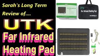 UTK Infrared Heating Pad Long Term Review Best heating pad for pain and relaxation [upl. by Claudetta]