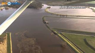 Luchtbeelden van wateroverlast in Groningen kort [upl. by Odel]