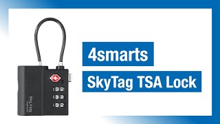 4smarts SkyTag TSA Locks Die beste AirTag Alternative für Koffer amp Co Bluetooth Tracker 2024 [upl. by Ansev]