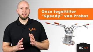 Probst Speedy VS140 de innovatieve vacuüm tegeltiller  AIC Visser Groep [upl. by Hamas408]