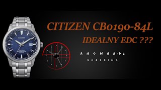 Citizen CB0190 84L recenzja  idealny zegarek codzienny Ecodrive radio controlled tytan szafir [upl. by Nylac]