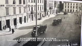 Pontedera  La sua storia raffigurata sulle mura della città [upl. by Annawd]