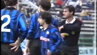 SCONTRI LAZIO  ATALANTA 198990 [upl. by Cirtemed]