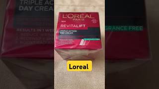 Loreal revitalift triple action day cream for all skin types [upl. by Aynnek]