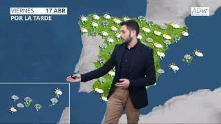 El tiempo de AEMET 17042020 [upl. by Ettevol]