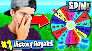 USING THE Wheel Of Fortune TO WIN IN FORTNITE BATTLE ROYALE [upl. by Awjan]