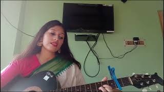 Ami Tomar shonge Bedhechi Amaro praan Rabindra Shangeet  Rima  cover [upl. by Hakilam564]