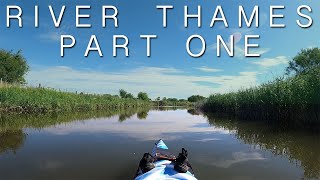 Solo Kayaking Hiking and Wild Camping the length of the River Thames  Part 1 [upl. by Enalda]