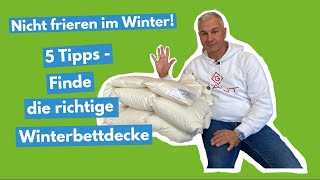 5 Tipps  Finde deine Winterbettdecke [upl. by Goodspeed]