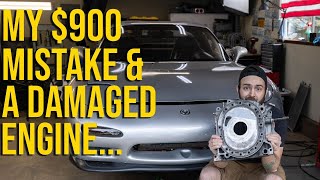 Learning from my mistakes Porting my Mazda RX7 engine Damaged the Engine [upl. by Michon]