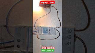 Legrand Digital Display Timer ⚡️Connection And Program ✅️ [upl. by Annovoj]