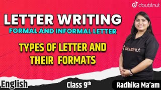 Letter Writing  Formal and Informal Letter Writing Fromat  Class 9 English Grammar  CBSE [upl. by Tlihcox]