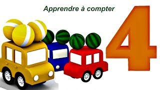 Compilation № 4  4 voitures pour apprendre les couleurs [upl. by Justinian]