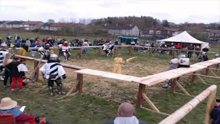 White Company Medieval 5v5 Buhurt at Castleton UK 2023 [upl. by Ojillib232]