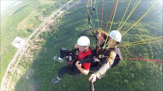 VOO DUPLO DE PARAPENTE PACATUBA  CE  SAMUEL  wwwfortalezavoolivrecombr [upl. by Tnilc]