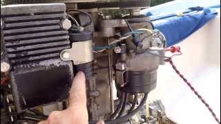 Chrysler outboard setting ignition timing Part 2 [upl. by Notlaw713]