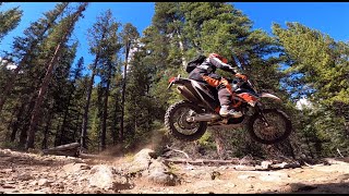 Mt Antero Climbing to 14000 feet Colorado  KTM 690 [upl. by Nazler]