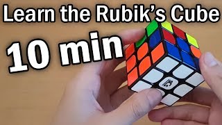 Learn How to Solve a Rubiks Cube in 10 Minutes Beginner Tutorial [upl. by Avra]