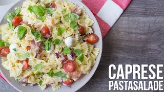 RECEPT Caprese Pastasalade  OhMyFoodness [upl. by Magen]