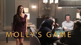 Mollys Game 2017  Jessica Chastain Idris Elba Kevin Costner [upl. by Glanti]