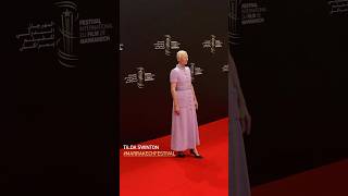 Tilda Swinton at the Marrakech International Film Festival tildaswinton [upl. by Elak]