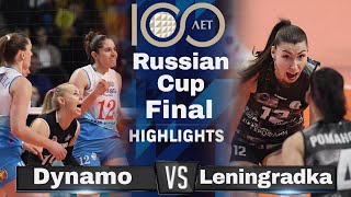 Dynamo Moscow Vs Leningradka Saint Petersburg Final Volleyball Highlights Womens Russian Cup 2023 [upl. by Si]