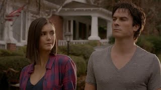 The Vampire Diaries 8x16 End Damon and Elena Human Together HD [upl. by Erdnassak]