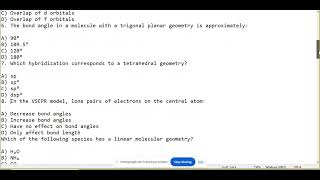 Covalent Bonding and Shapes of Molecules  Covalent Bond Covalent Bond Entry Test MCQS [upl. by Etna637]