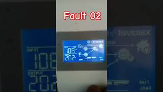 fault 02 inverter inverex kya he [upl. by Neddie198]