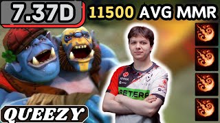 737c  Queezy OGRE MAGI Hard Support Gameplay  Dota 2 Full Match Gameplay [upl. by Katrinka]