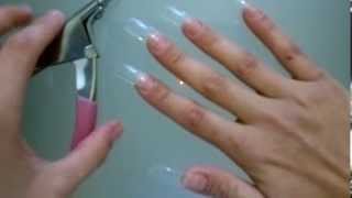 How to apply Fake Nails amp UV Gel [upl. by Shelbi]