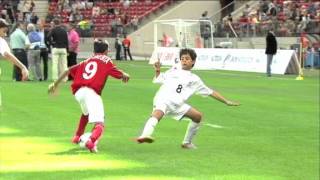 Indonesia  Tunisia  Highlights  Danone Nations Cup 2012 [upl. by Regnij]