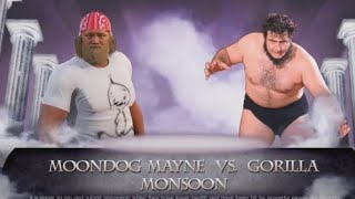 1973 March 5  WWWF  Gorilla Monsoon vs Moondog Mayne  WWE 2K22 [upl. by Neitsirk]