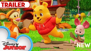 Winnie the Pooh Trailer 🍯💛  NEW SHORTS  disneyjr [upl. by Aryas349]