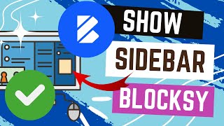 How to enable the sidebar for a page in WordPress Blocksy [upl. by Lamee]