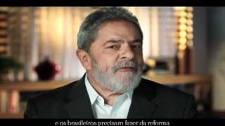 Comercial PT  abrilmaio2011  Lula fala de reforma política [upl. by Inaliak205]